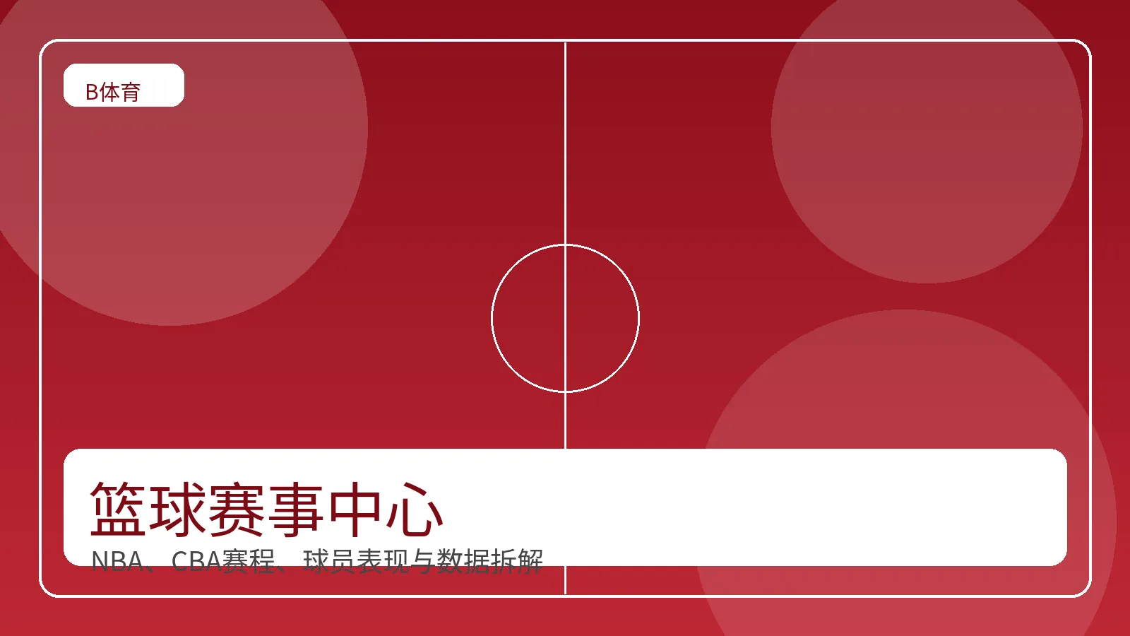 篮球赛事卡片，展示NBA与职业篮球比赛画面